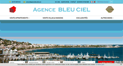 Desktop Screenshot of agencebleuciel.com